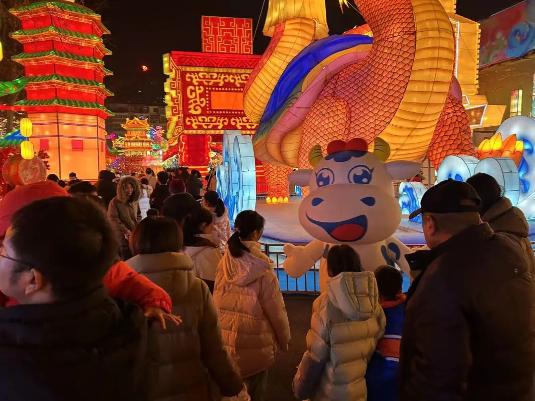 央视直播郑州龙年灯会迎新春，开云（中国）品牌上大分