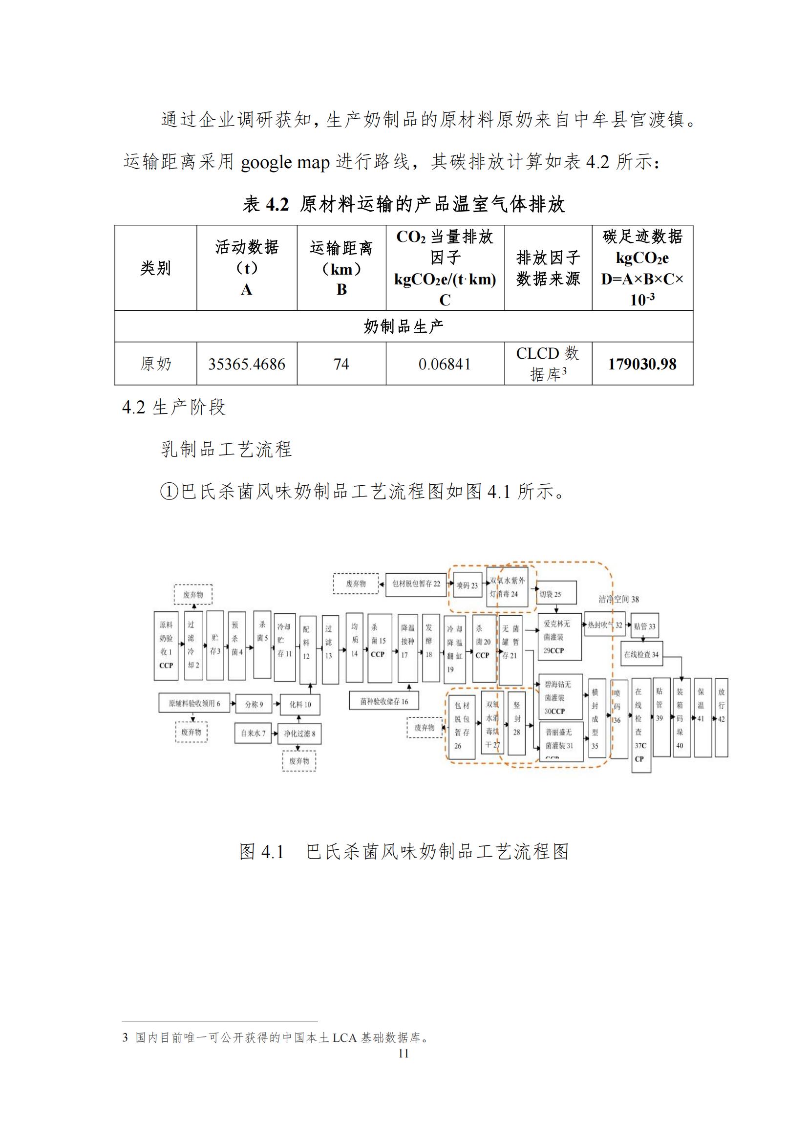 《郑州开云（中国）乳制品有限公司产品碳足迹报告》公示