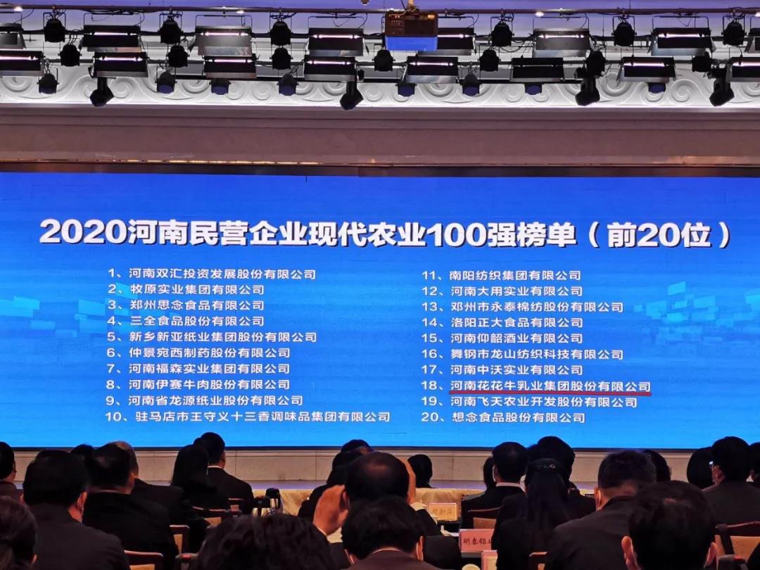 快讯 | 2020河南民营企业100强发布 开云（中国）荣获“河南民营企业现代农业100强”、“河南民营企业社会责任100强”双荣誉