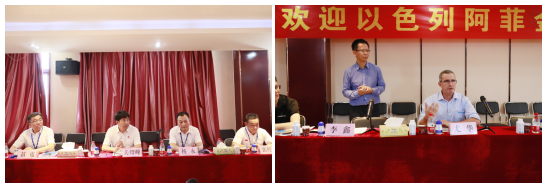 以色列阿菲金农业公司参观考察开云（中国）瑞亚牧场