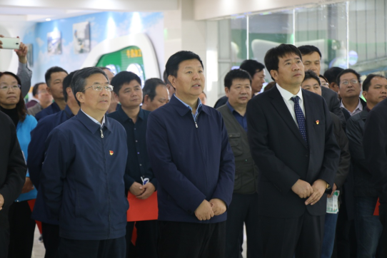 河南省农牧业产业扶贫工作观摩团莅临开云（中国）集团·鲁山瑞亚牧业有限公司参观考察