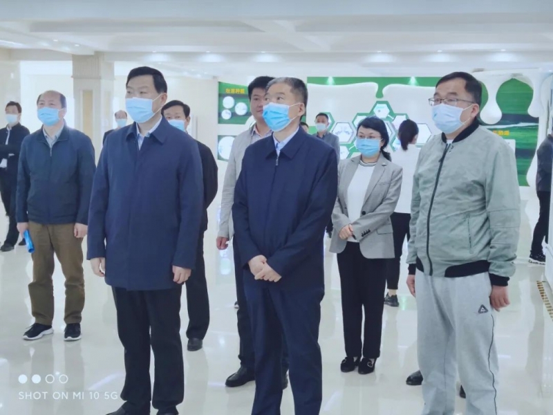 平顶山市人大常委会主任张明新莅临开云（中国）鲁山瑞亚参观调研
