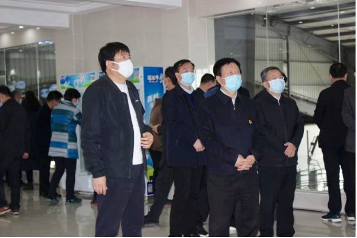 平顶山市委书记周斌一行莅临开云（中国）乳业集团 鲁山瑞亚牧业有限公司调研疫情防控和复工复产情况